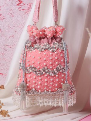 Pink Pearl potli
