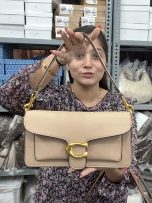 Hand bag 0073 Beige with box