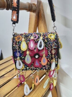 Multi mirror hand purse