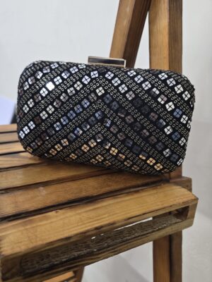 Hema clutch bag black