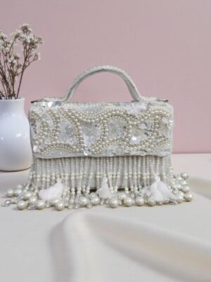 Premium pearl work box clutch